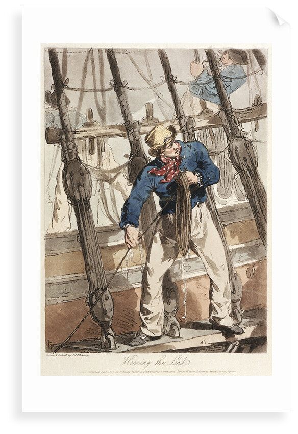 Heaving a lead by John Augustus Atkinson