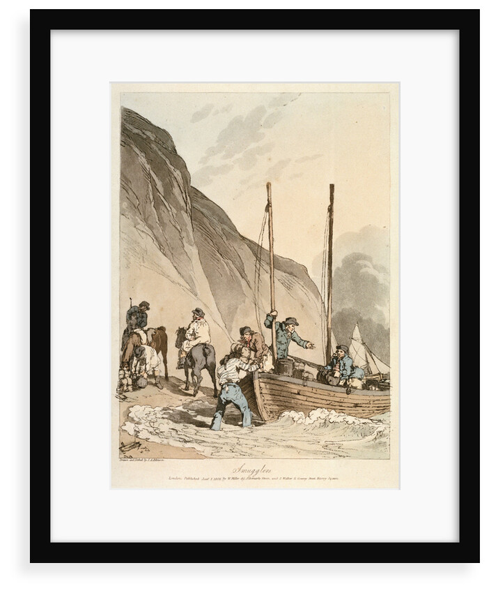 Smugglers by John Augustus Atkinson