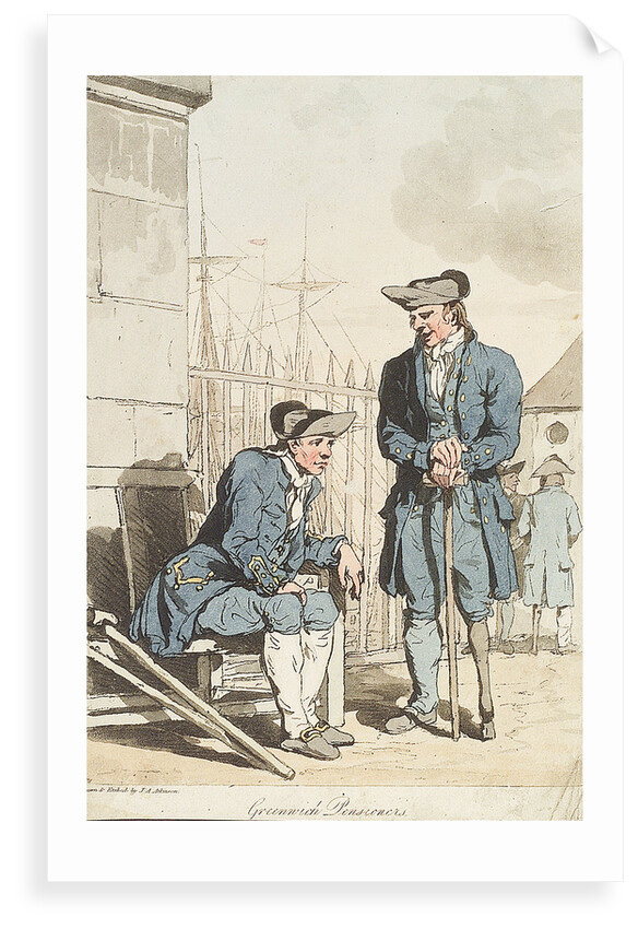 Greenwich Pensioners by John Augustus Atkinson