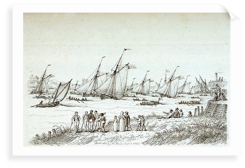 Sailing match August 16 1824 by Chatfield & Coleman