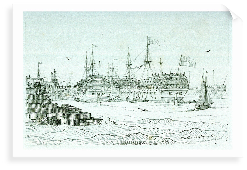Hulks at Sheerness by Chatfield & Coleman