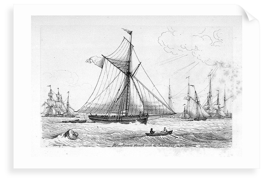 Blackwall Reach with the 'Columbus' in the distance by Chatfield & Coleman