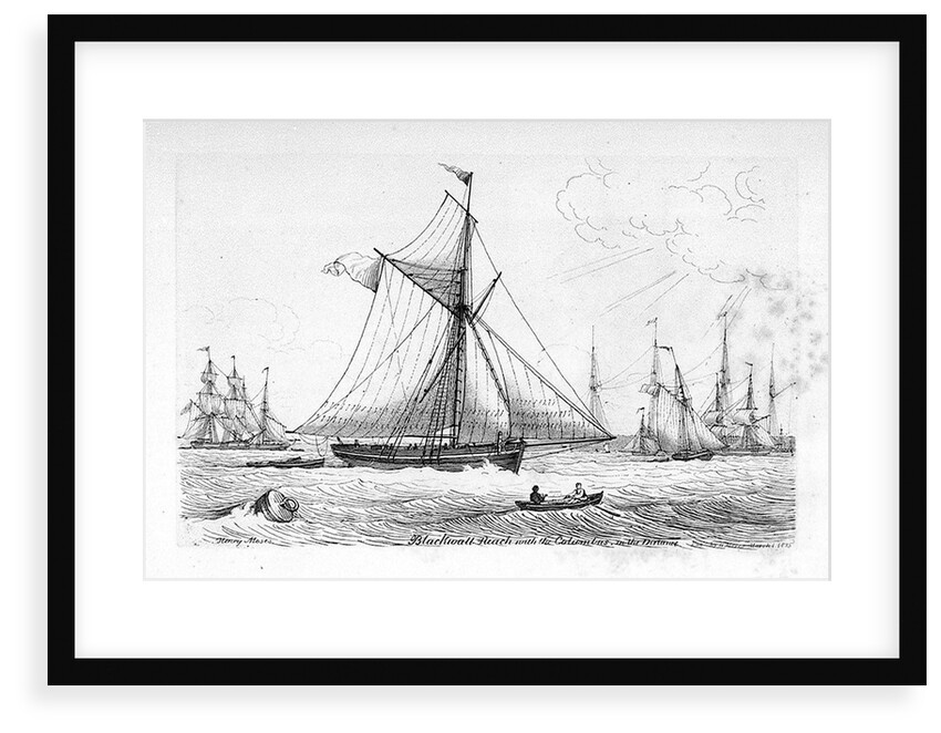 Blackwall Reach with the 'Columbus' in the distance by Chatfield & Coleman