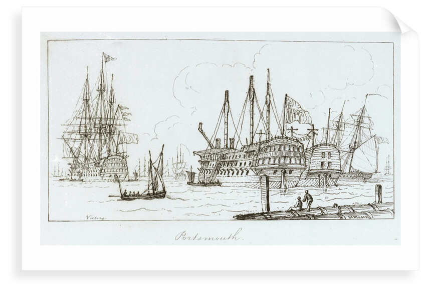 The Marine sketch book by H. Moses, Portsmouth by Henry Moses