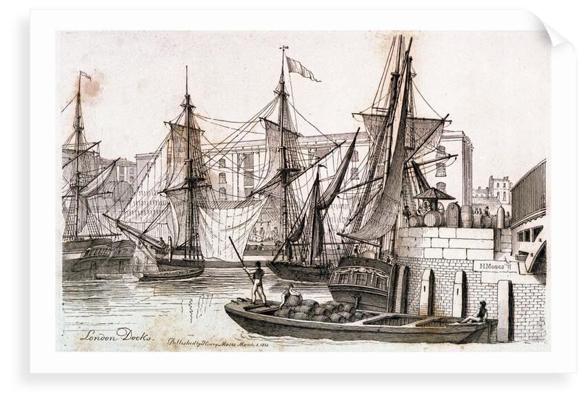 London Docks by Henry Moses