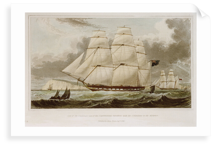 Six views of the 'Columbine' and the experimental squadron by Henry Moses