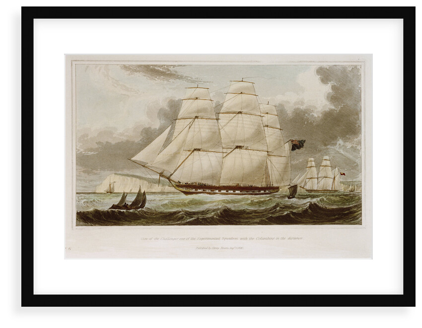 Six views of the 'Columbine' and the experimental squadron by Henry Moses