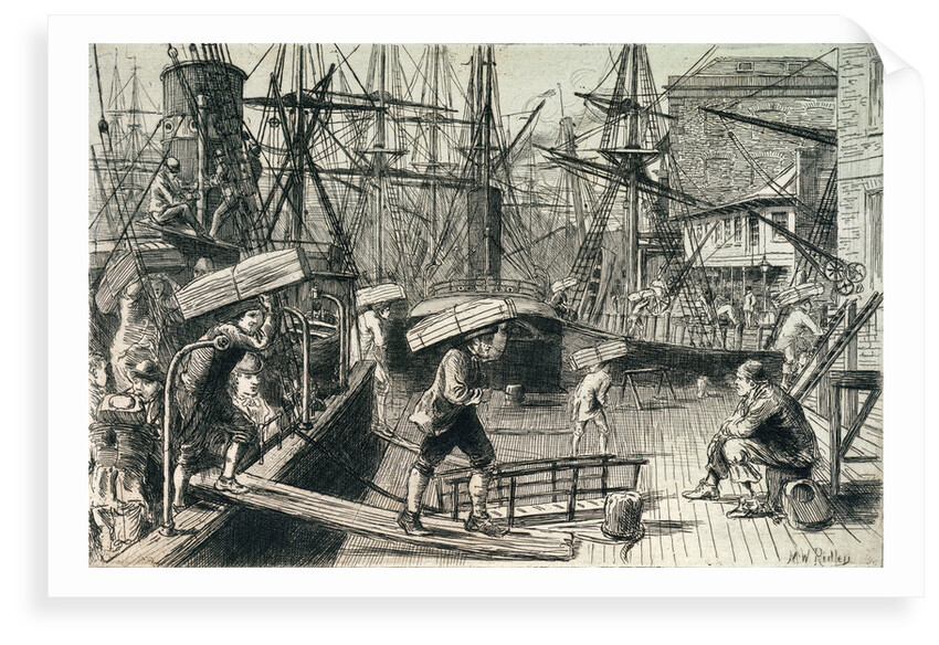 Sailors disembarking by Matthew White Ridley