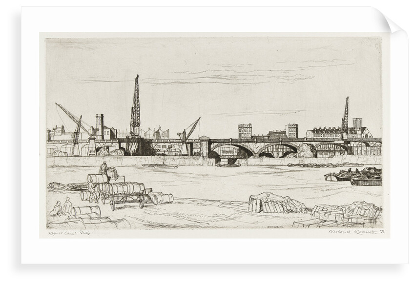 Regent's Canal Dock by Nathaniel Kornbluth
