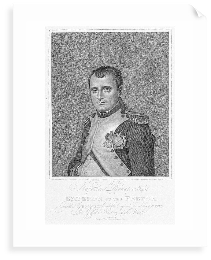 Napoleon Bonaparte by Jacques Louis David