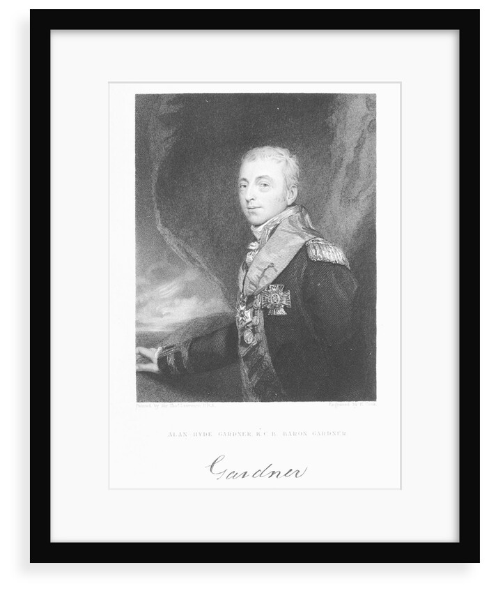 Alan-Hyde Gardner, K.C.B. Baron Gardner by Thomas Lawrence