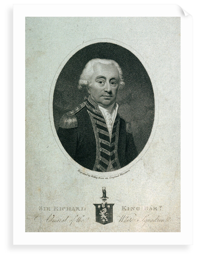 Sir Richard King Bart. Admiral of the White Squadron by William Ridley