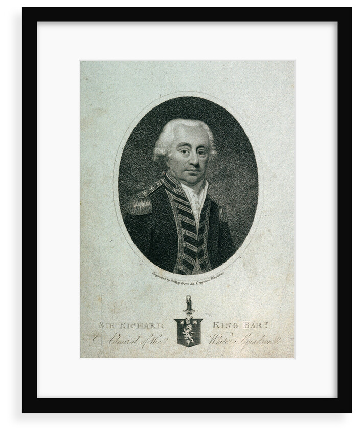 Sir Richard King Bart. Admiral of the White Squadron by William Ridley