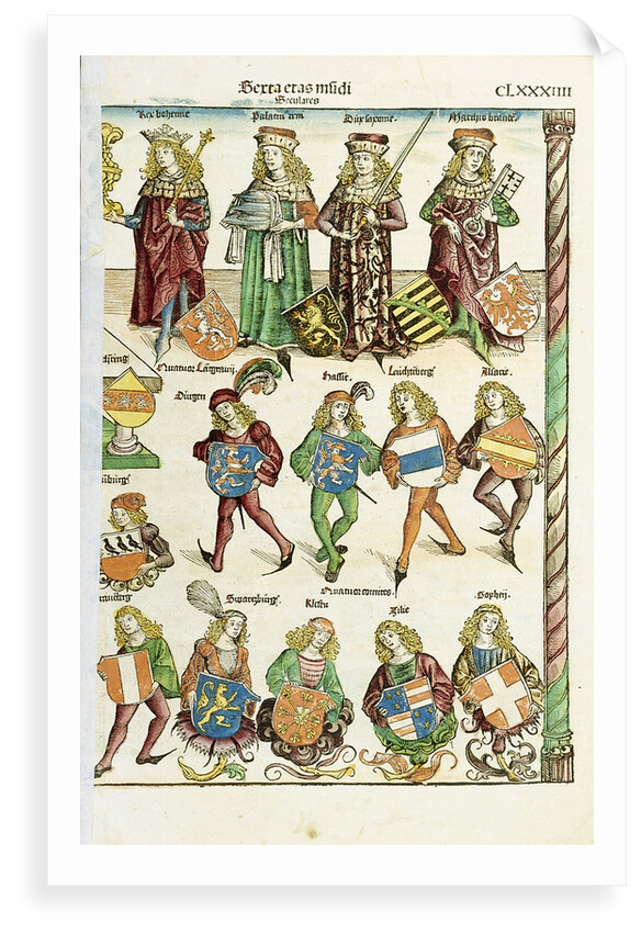 The Nuremberg Chronicle by Hartmann Schedel by Michael Wolgemut