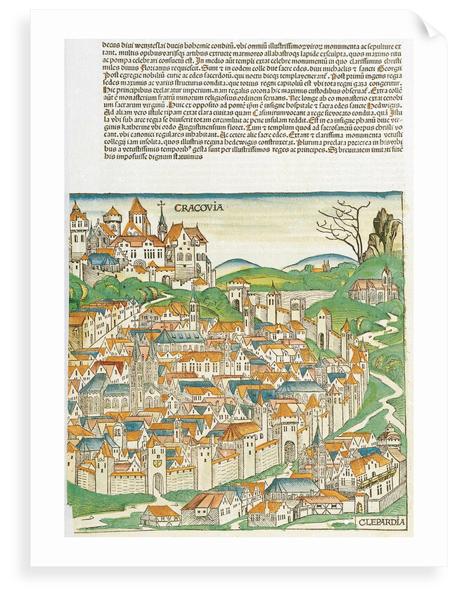 Page from 'The Nuremberg Chronicle' by Hartmann Schedel by unknown