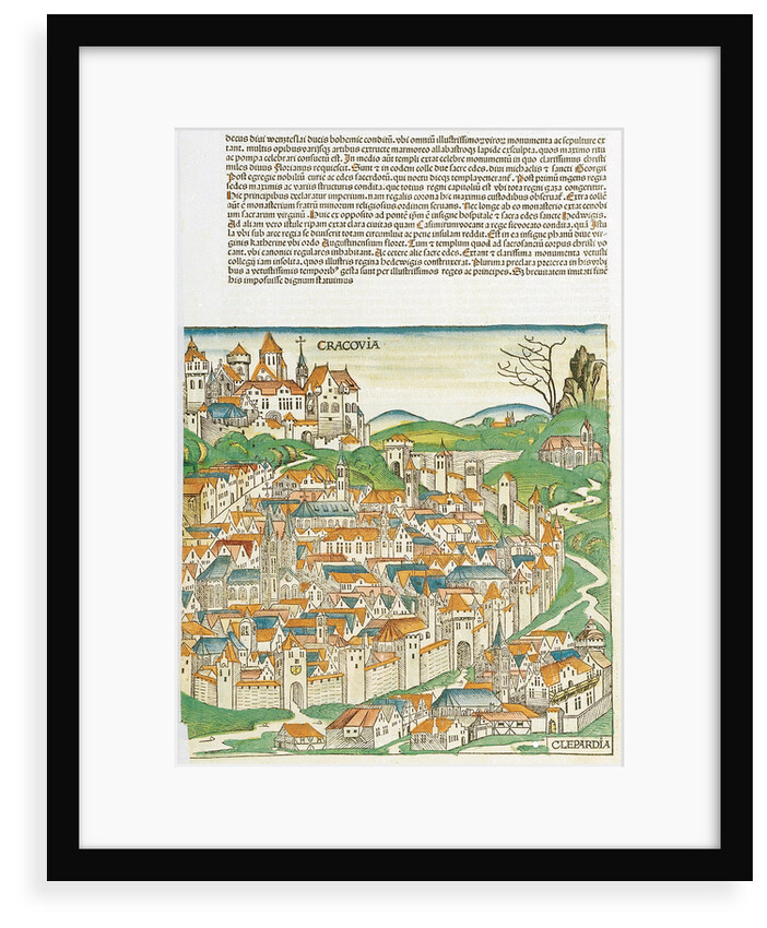 Page from 'The Nuremberg Chronicle' by Hartmann Schedel by unknown