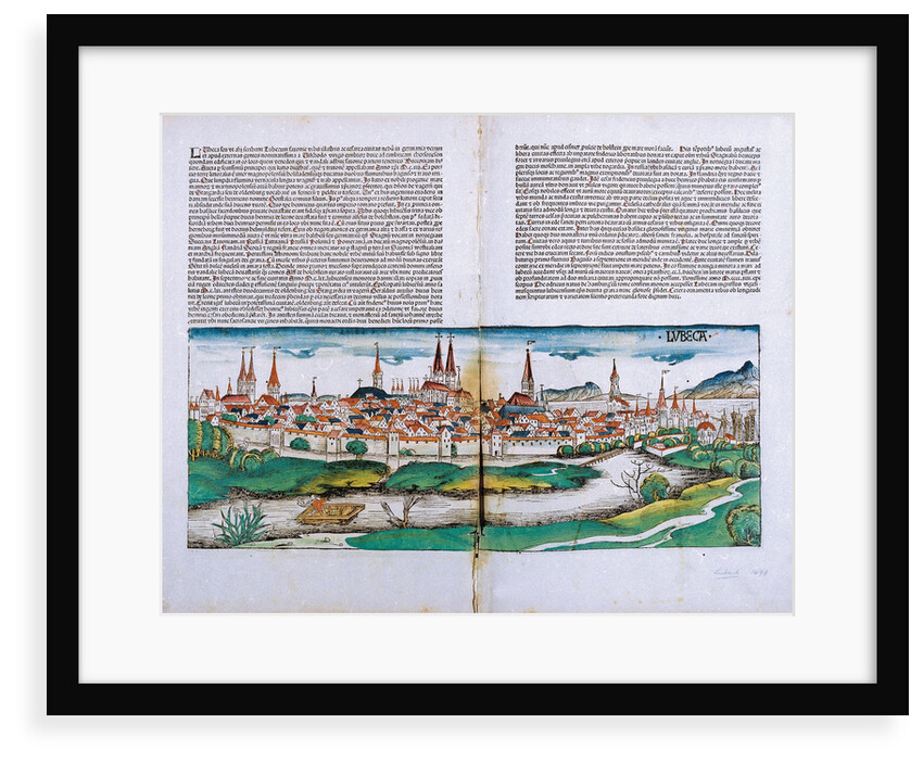 The Nuremberg Chronicle by Hartmann Schedel by Michael Wolgemut