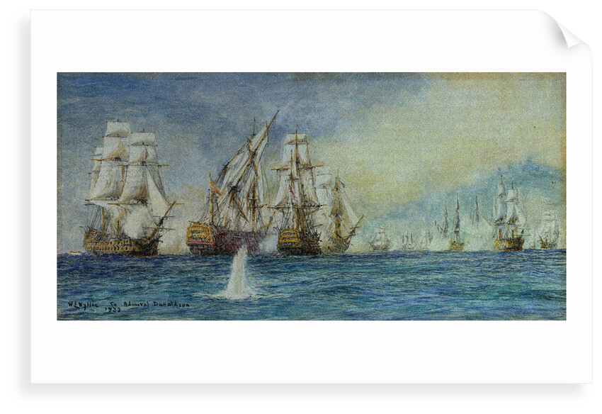 The Battle of Trafalgar (Santissima Trinidad) by William Lionel Wyllie