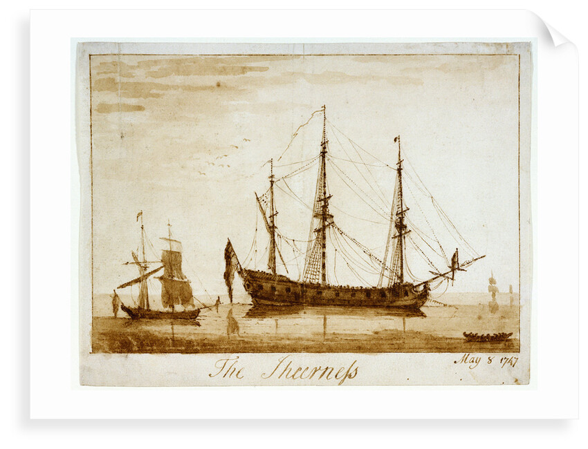 'The Sheerness, May 8 1747' by Unknown