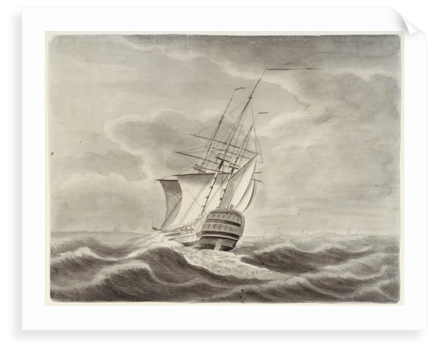 Sutherland' hospital ship commanded by Sir John Bentley 1741-1744 by John Hood