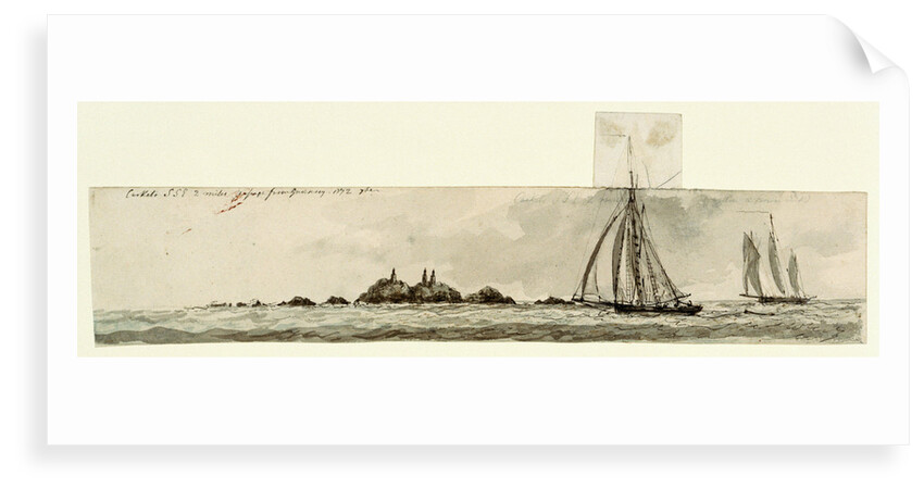 Caskets SSE two miles passage from Guernsey by Charles Gore