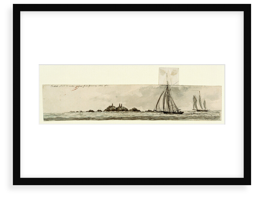 Caskets SSE two miles passage from Guernsey by Charles Gore