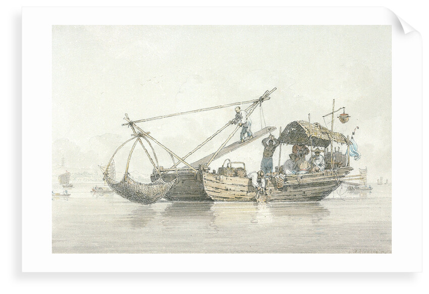 A fishing junk by William Alexander