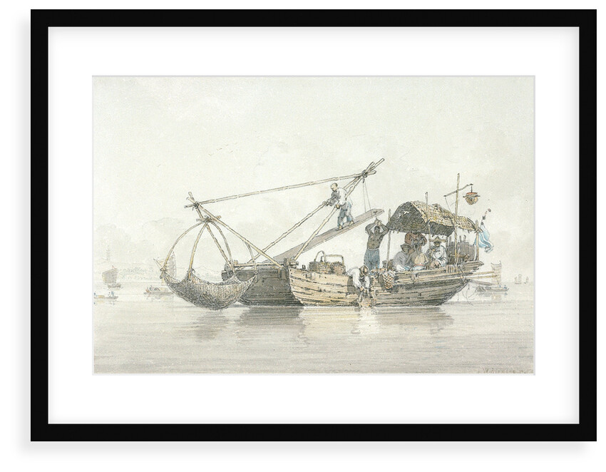 A fishing junk by William Alexander