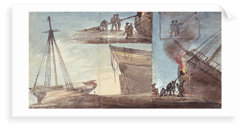 Paying a ship by William Payne