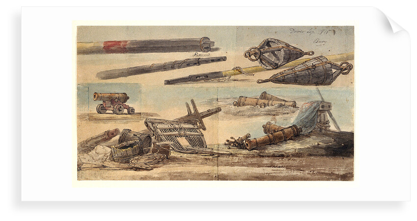 Dover Sep 1815. Buoy. Round by William Payne