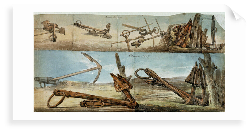 Dover 1817. Stream Anchor by William Payne