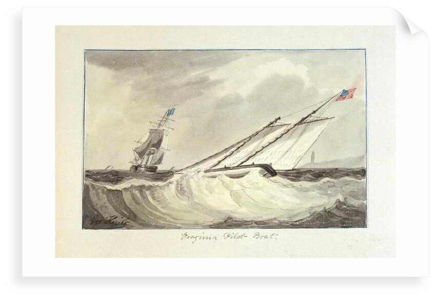 Virginia pilot boat by George Heriot