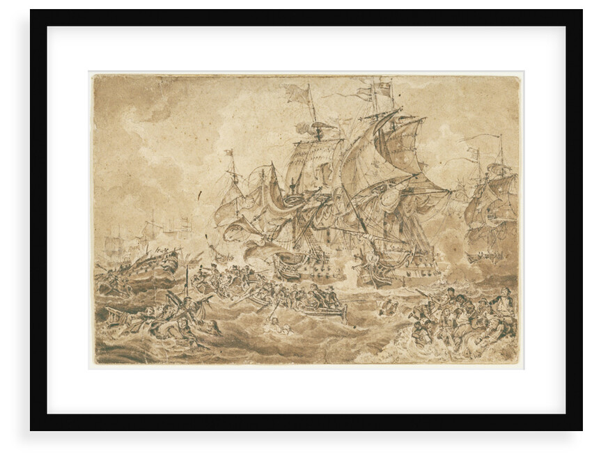The Glorious First of June, 1794 (after de Loutherbourg) by John Thomas Serres