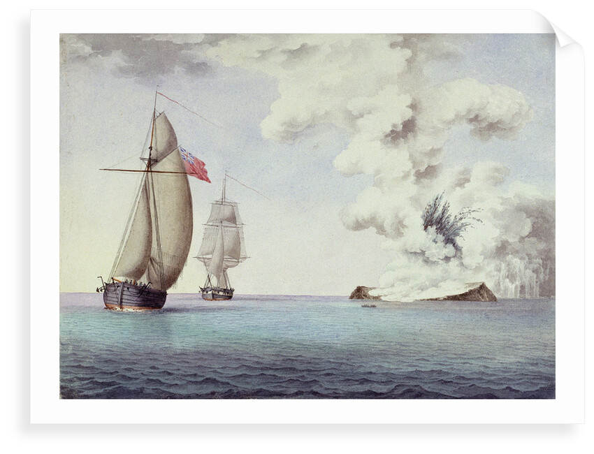 Graham Island, Sicily by British School