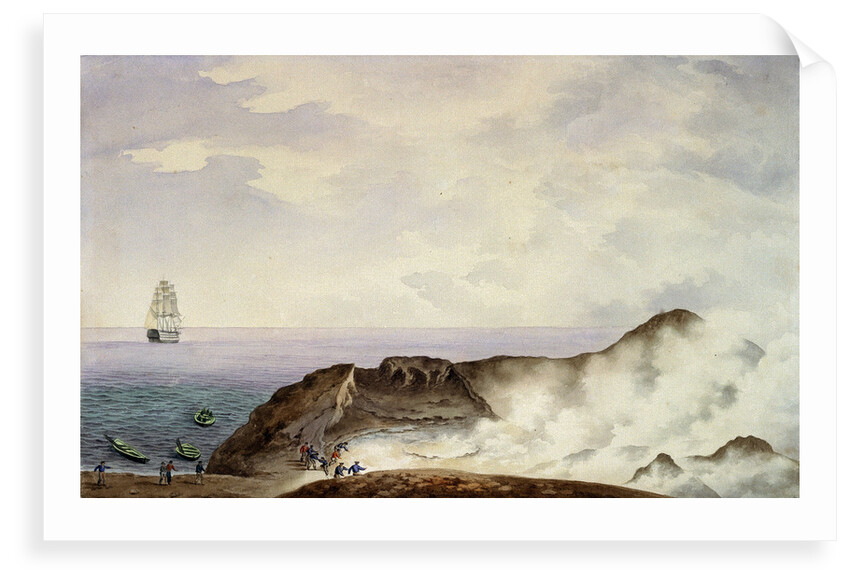 Graham Island, Sicily by British School