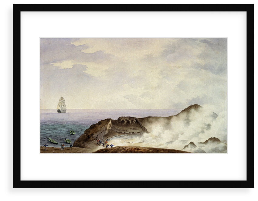 Graham Island, Sicily by British School