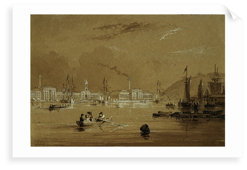 The Victualling Office, from Richmond Walk, Devonport by Nicholas Matthew Condy