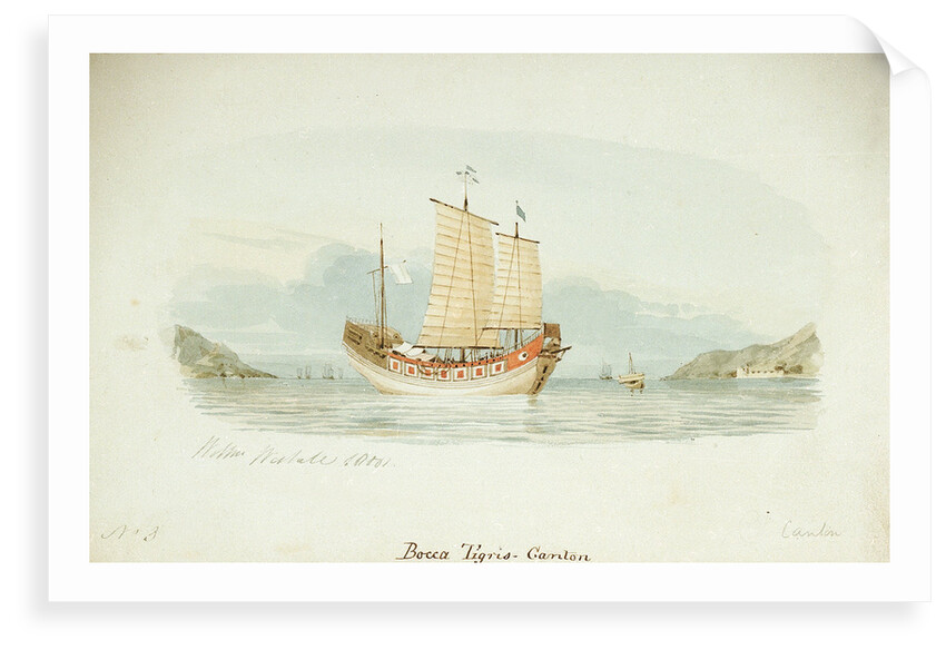 No.3. Bocca Tigris-Canton by William Westall