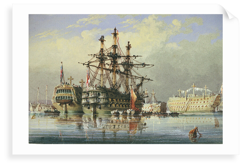 Ships in ordinary at Devonport by Nicholas Matthew Condy