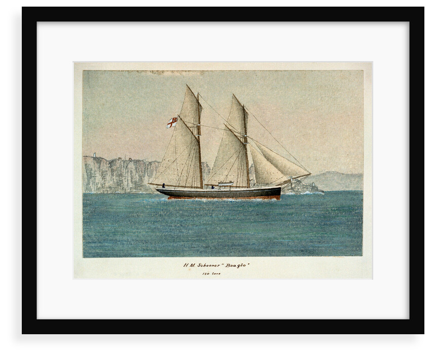 HM Schooner 'Beagle', 120 tons by Lieutenant Francis H. Boyer