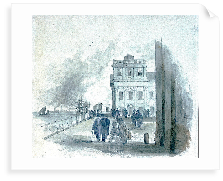 View of Greenwich Hospital and the River Thames at Greenwich by Myles Birkett Foster