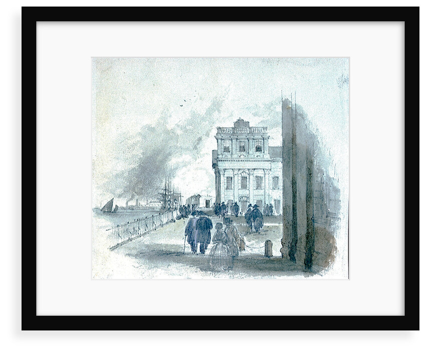 View of Greenwich Hospital and the River Thames at Greenwich by Myles Birkett Foster