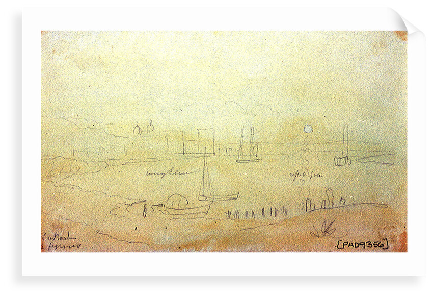 View of Greenwich Hospital from the river (reverse) by British School