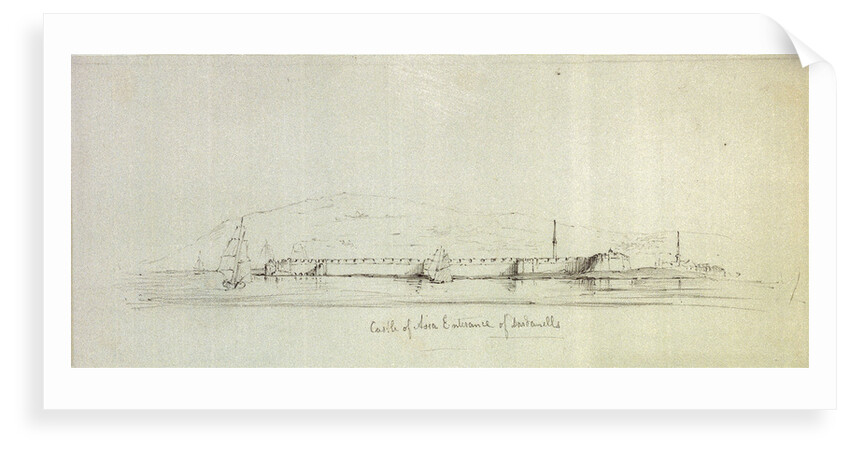 Castle of Asia Entrance of Dardanelles by George Pechell Mends