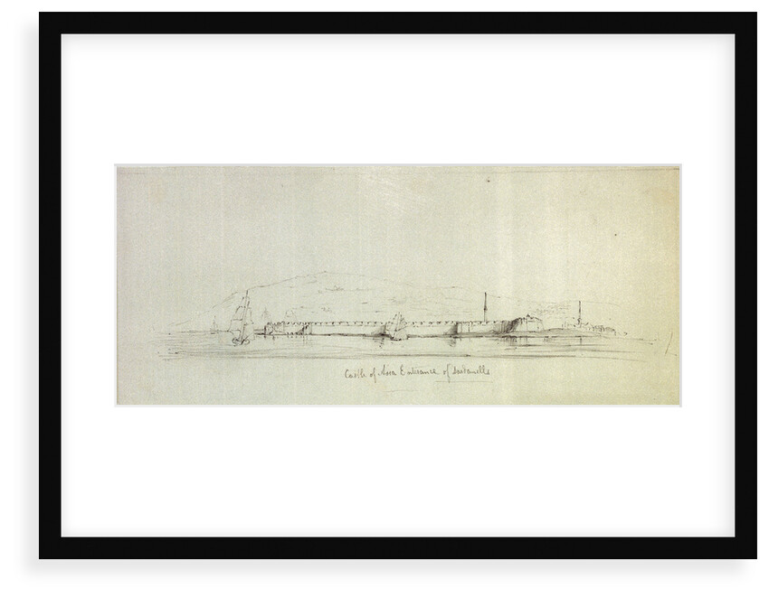 Castle of Asia Entrance of Dardanelles by George Pechell Mends