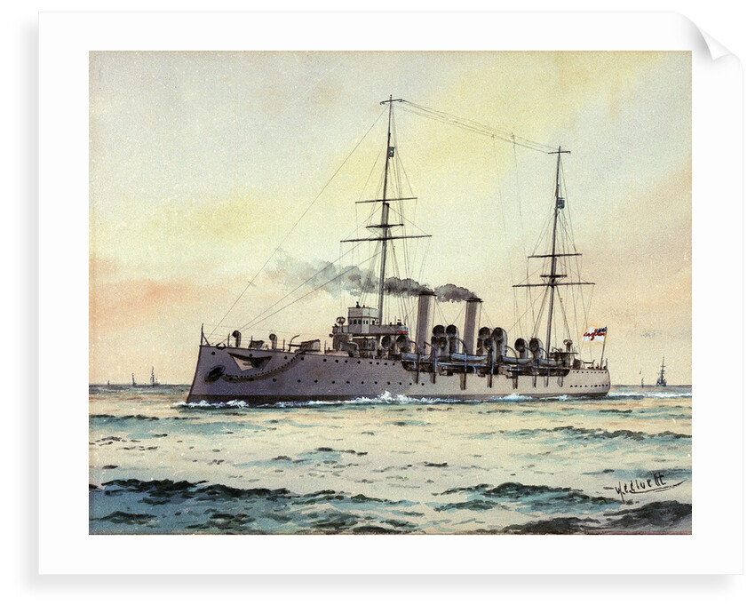 Pelorus class cruiser 1895 by William C. Cluett