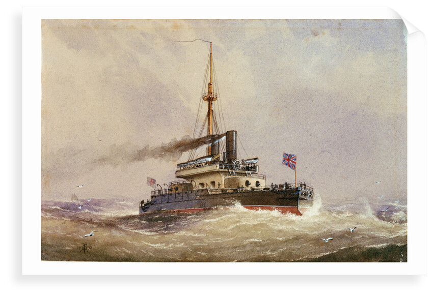 HMS 'Devastation' by William Frederick Mitchell