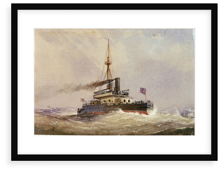 HMS 'Devastation' by William Frederick Mitchell