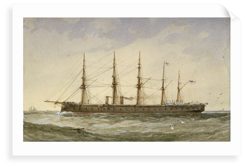 HMS 'Agincourt' by William Frederick Mitchell