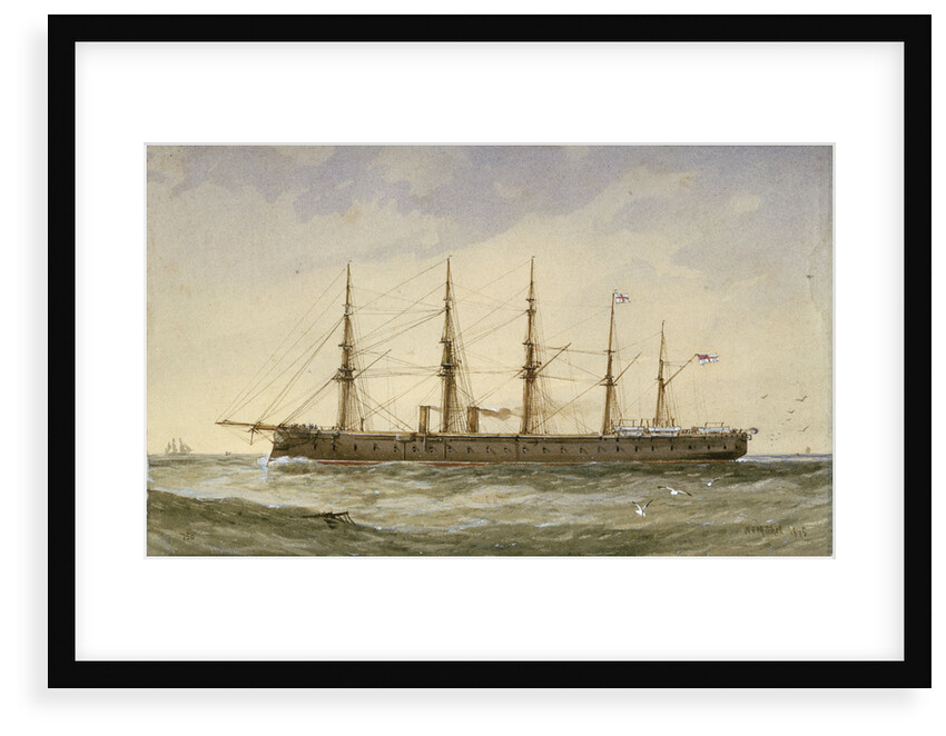 HMS 'Agincourt' by William Frederick Mitchell